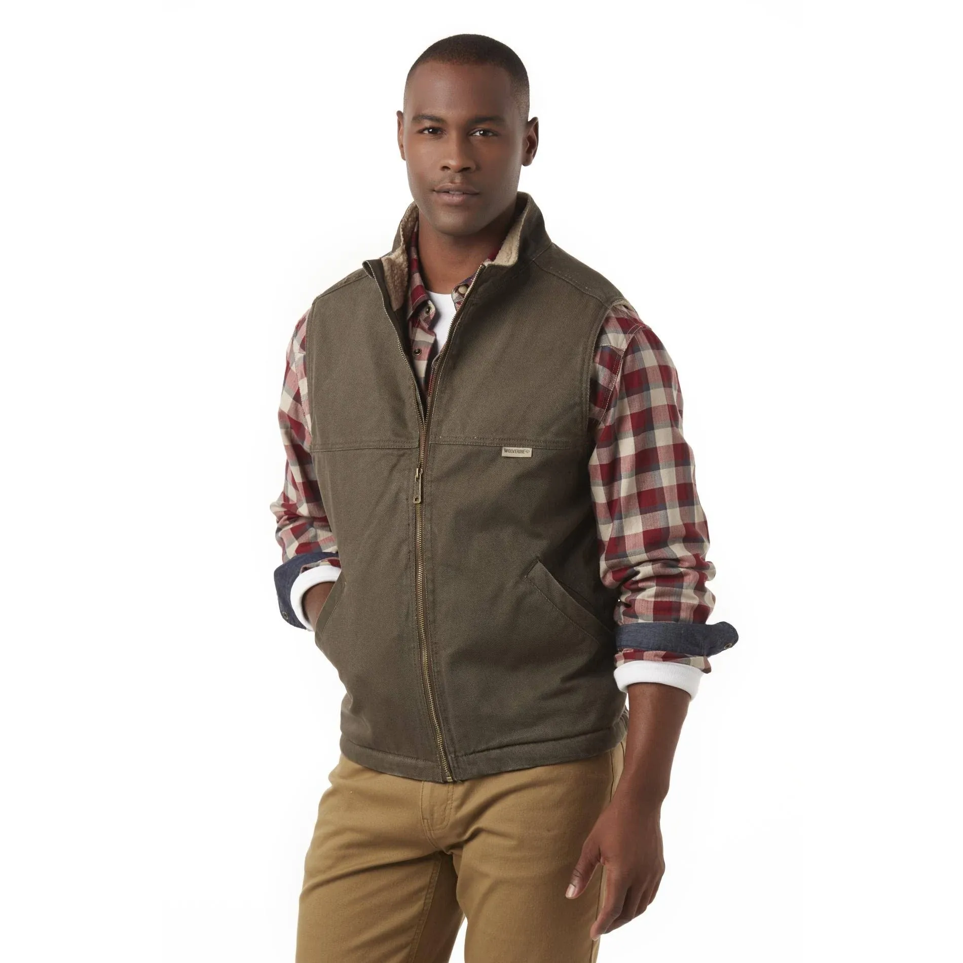 "WOLVERINE Men's Upland Sherpa Lined Vest"