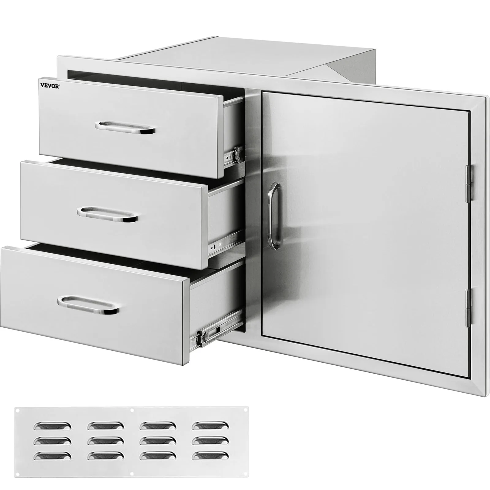 VEVOR Outdoor Kitchen Door Drawer Combo BBQ Island Drawers