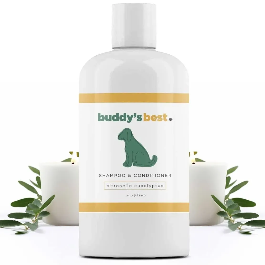 Buddy's Best Dog Shampoo & Conditioner Citronella Eucalyptus 16 oz