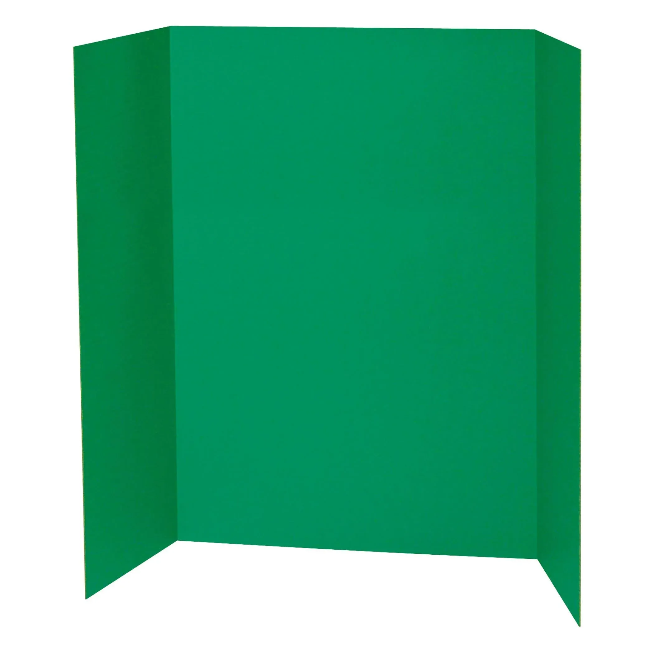 Spotlight 1 Ply Trifold Display Board, 48" Width x 36" Height, Green