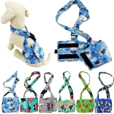 FunnyDogClothes Washable Dog Diaper for male Boy Fleece Belly Band Reusable with ...