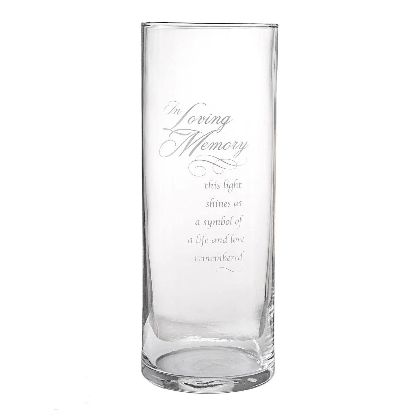 In Loving Memory Memorial Cylinder|Personalized Wedding Memorial Cylinder|Engraved Memorial Cylinder|Memorial Candle Vase|Tribute Engraved