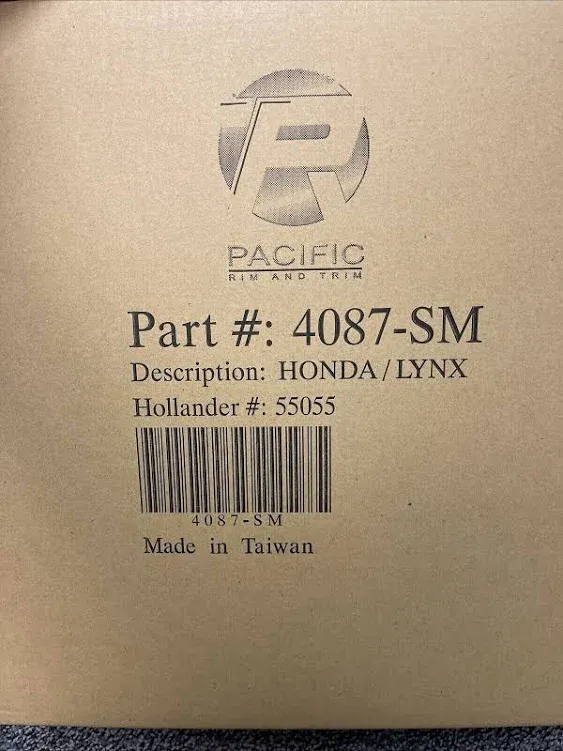 Honda Civic Style 14&#034; Replacement Hubcaps Wheel Covers # 4087-SM One Single