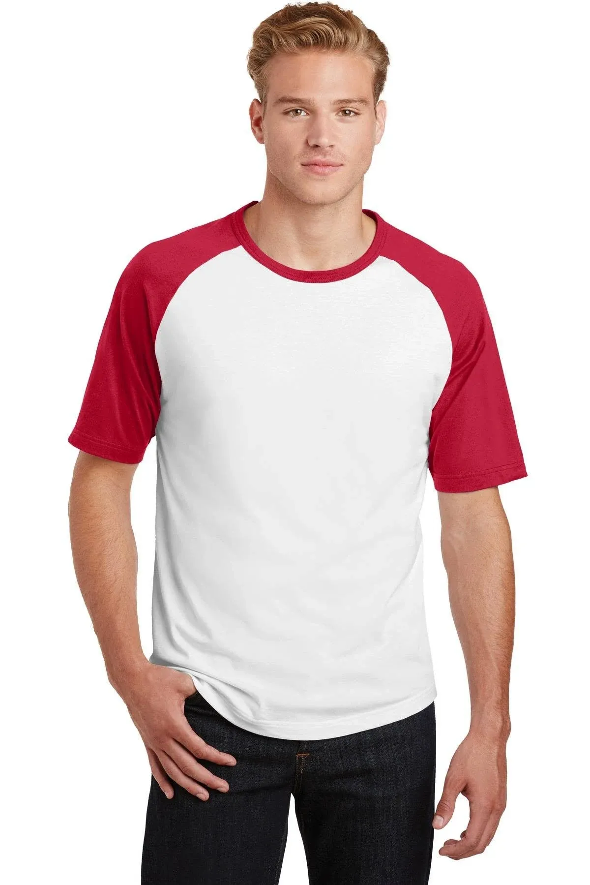 Sport-Tek\xa0Short Sleeve Colorblock Raglan T-shirt