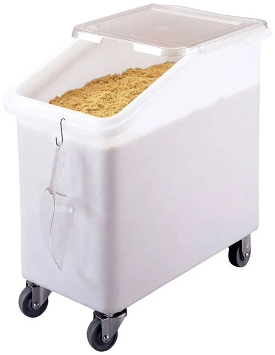 Cambro IBS27148 27 Gallon Sliding Cover Ingredient Bin w/ Heavy Duty Casters