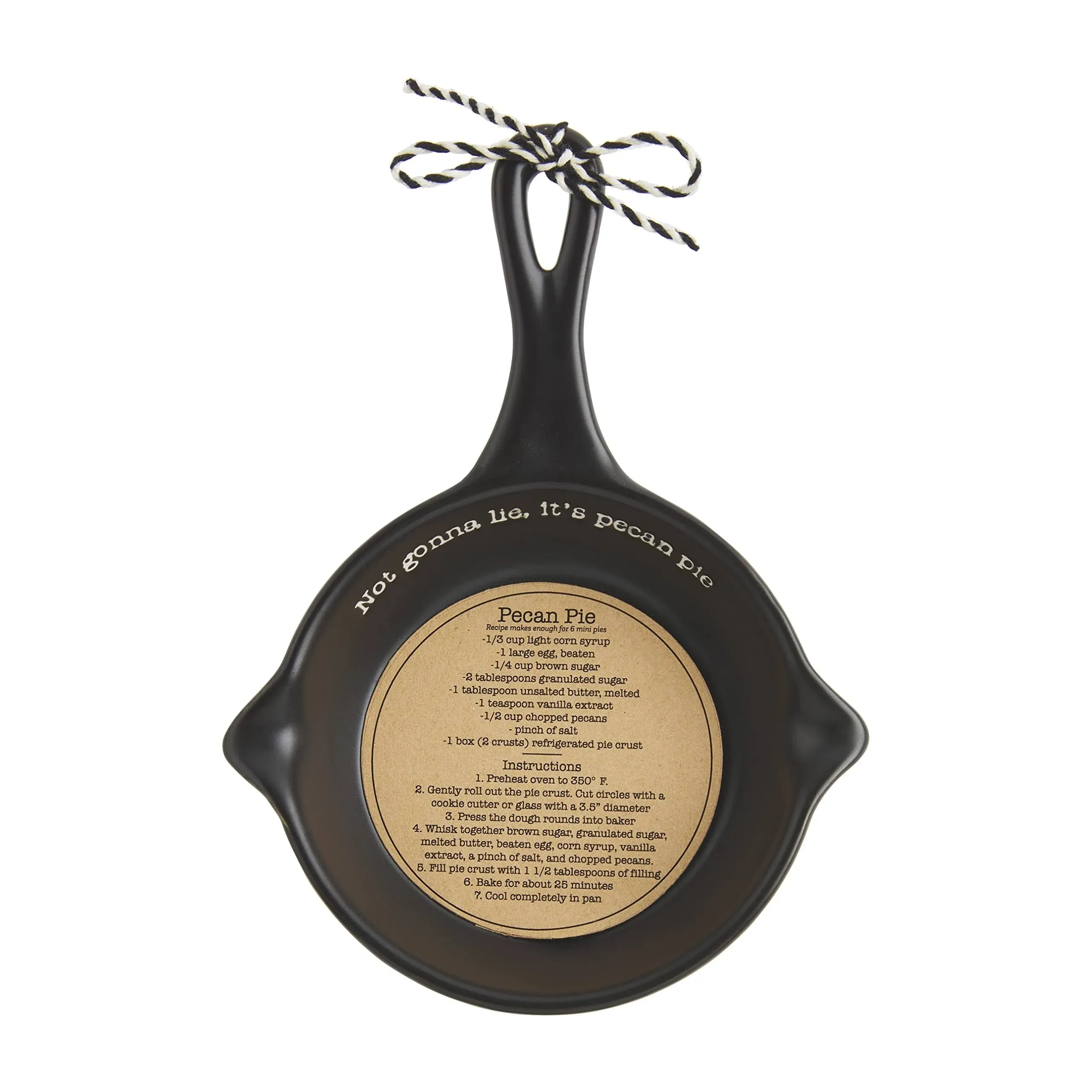 Mud Pie Mini Pie Skillet Set, Pecan Pie