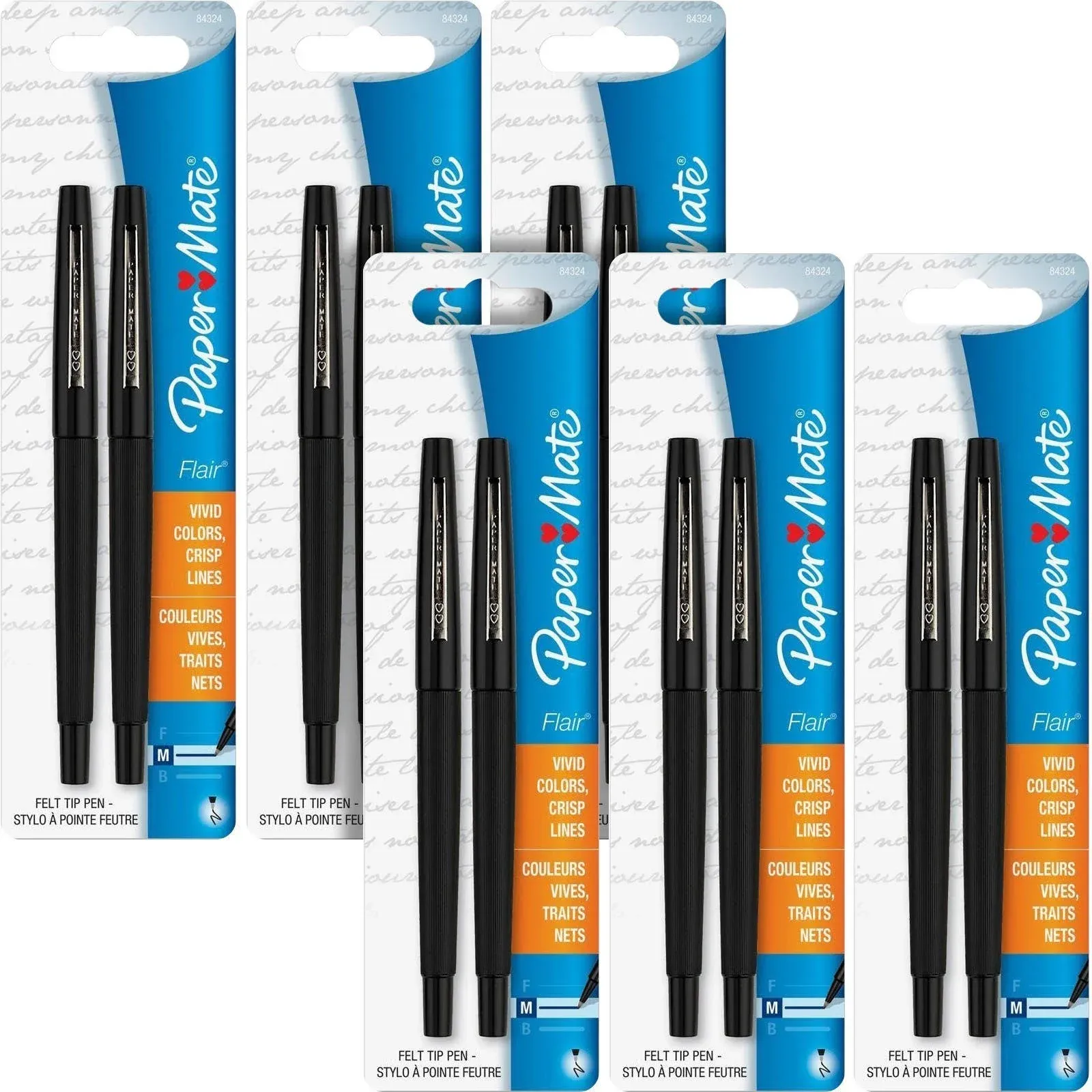 Paper Mate Flair Porous Felt Tip Pens