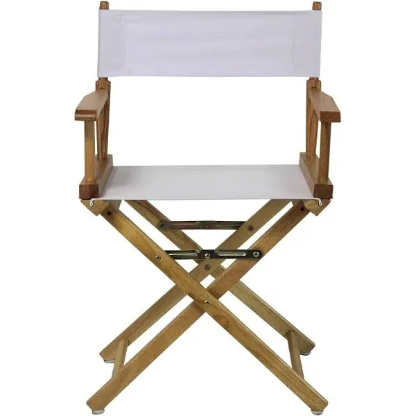 18 in. Director's Chair Natural Solid Wood Frame