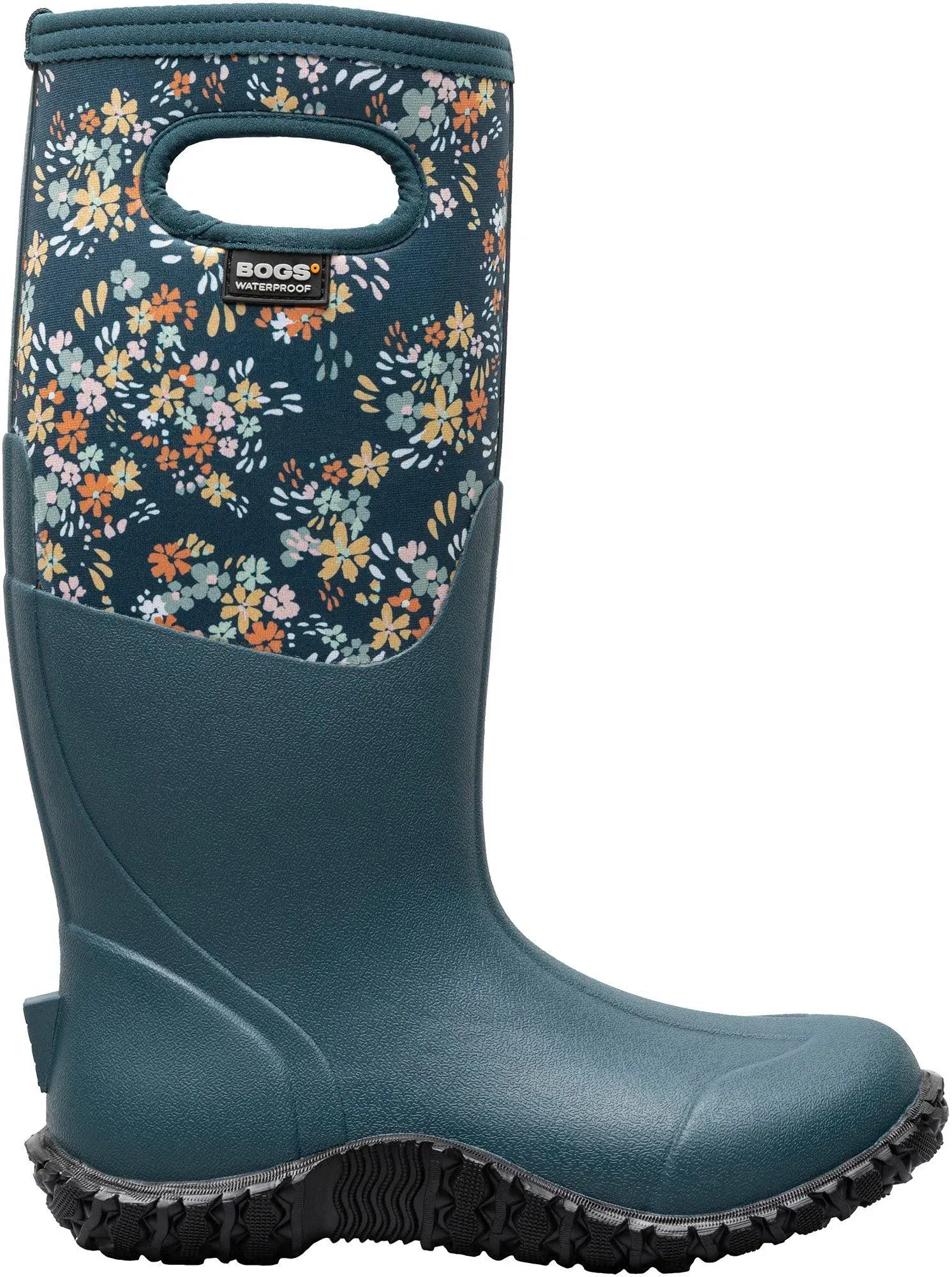 Bogs Women's Mesa - Water Garden Boots 10 Black Multi