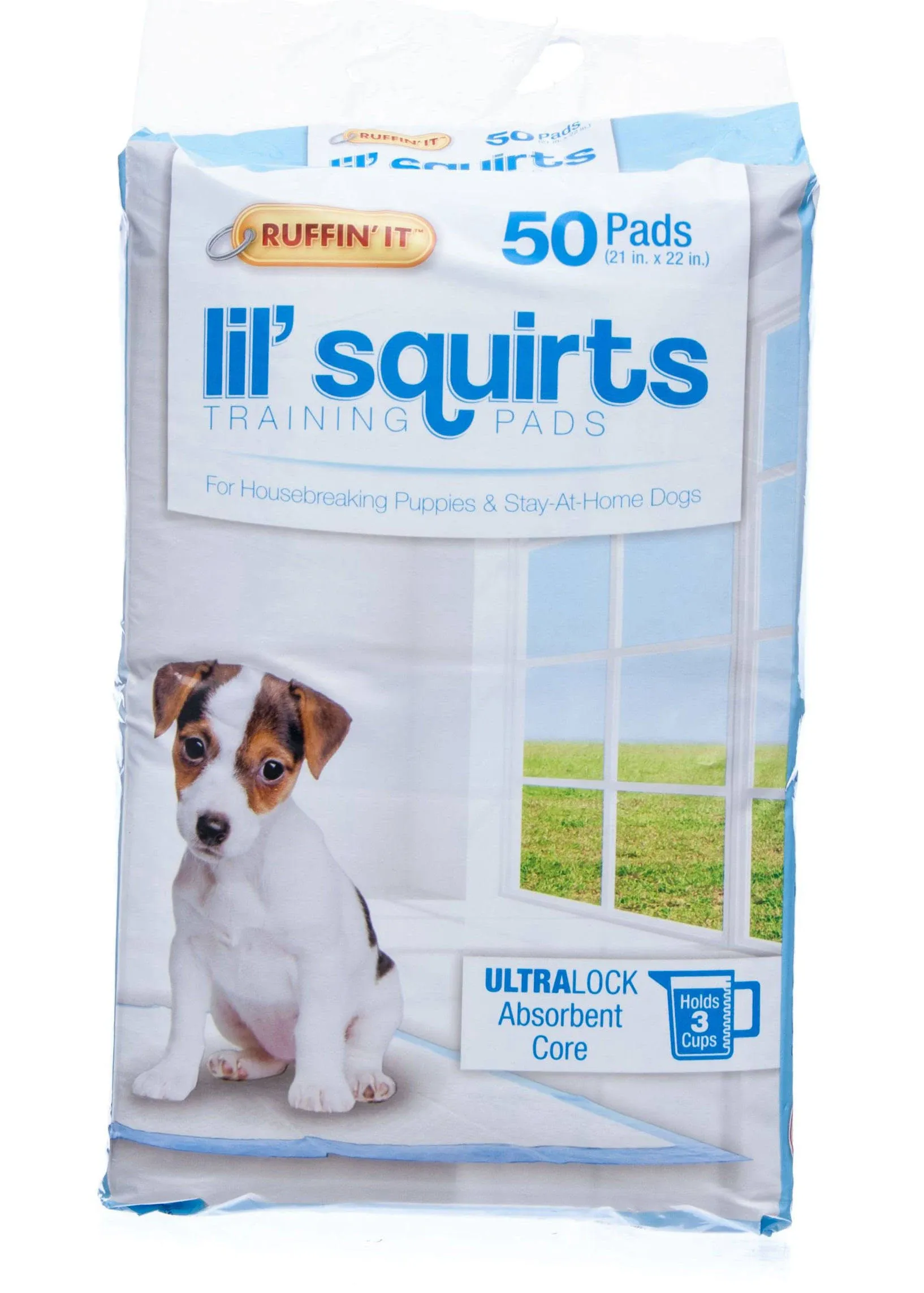 "Ruffin' it Lil' Squirts Puppy Training Pads"