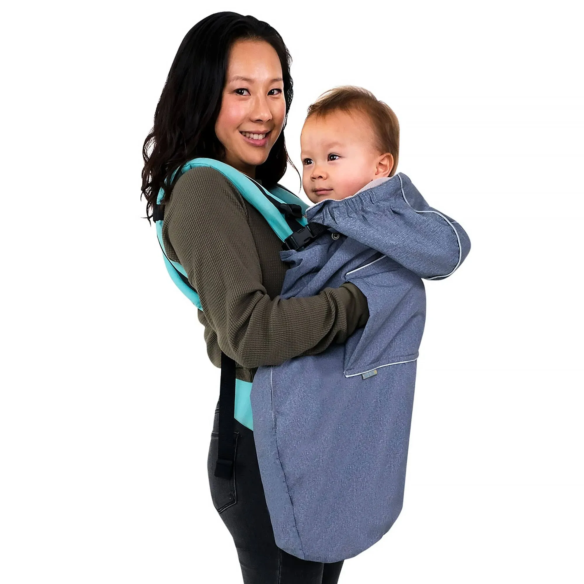 Cozy-Dry Baby Carrier Cover Heather Grey