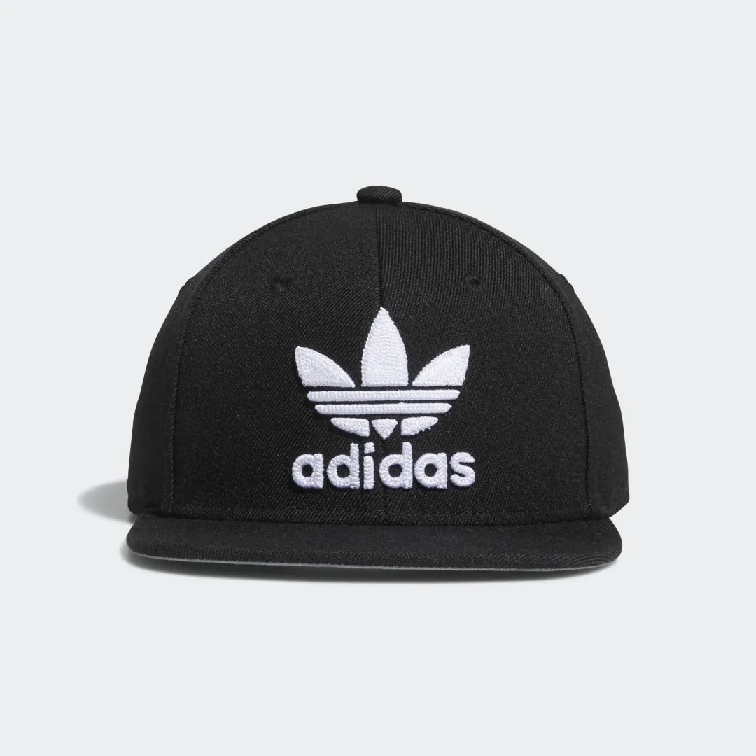 adidas Originals Kids-Boy's/Girl's Trefoil Chain Flatbrim Structured Snapback Cap