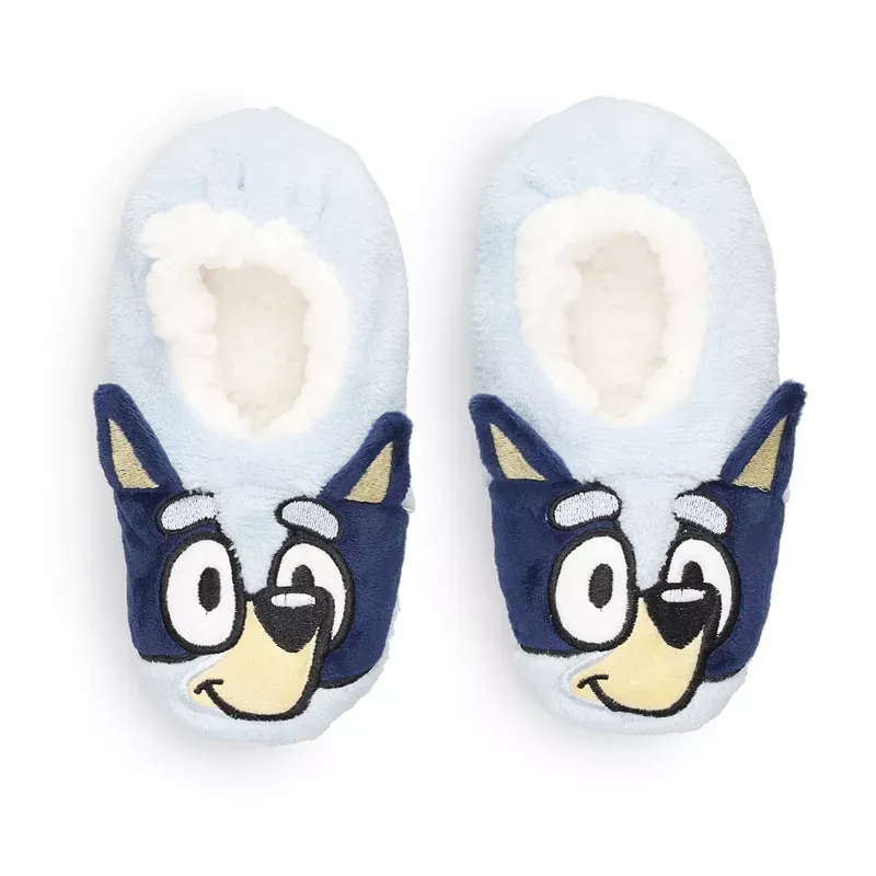 Bluey Girl's Snuggle Toe Plush Footlet Socks Slippers