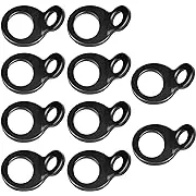 Tie Down Anchor Strapping Hooks Strap Rings Stainless Steel Multi-Purpose for Dirt Bike ATV Truck Trailer Golf Cart Garage Work Shop - 10pcs