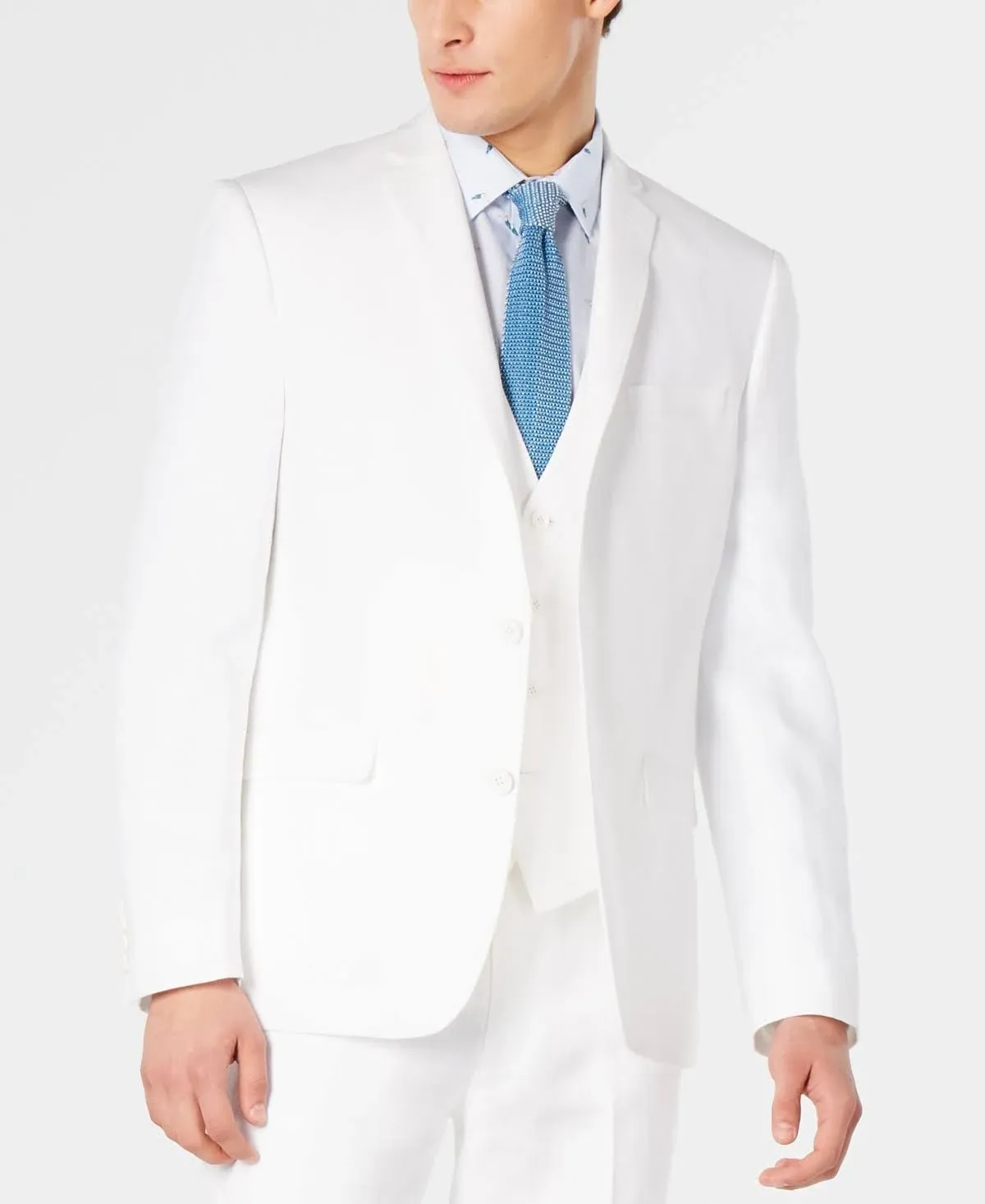 Bar III Men's Slim-Fit Linen Suit Jacket Title