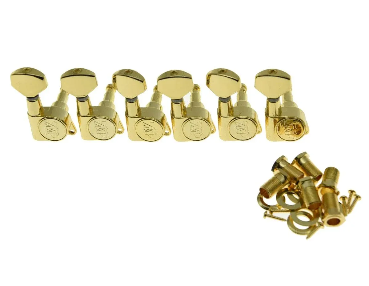 Wilkinson Gold E-Z LOK Post Guitar Tuners Guitar Machine Heads for Strat Tele