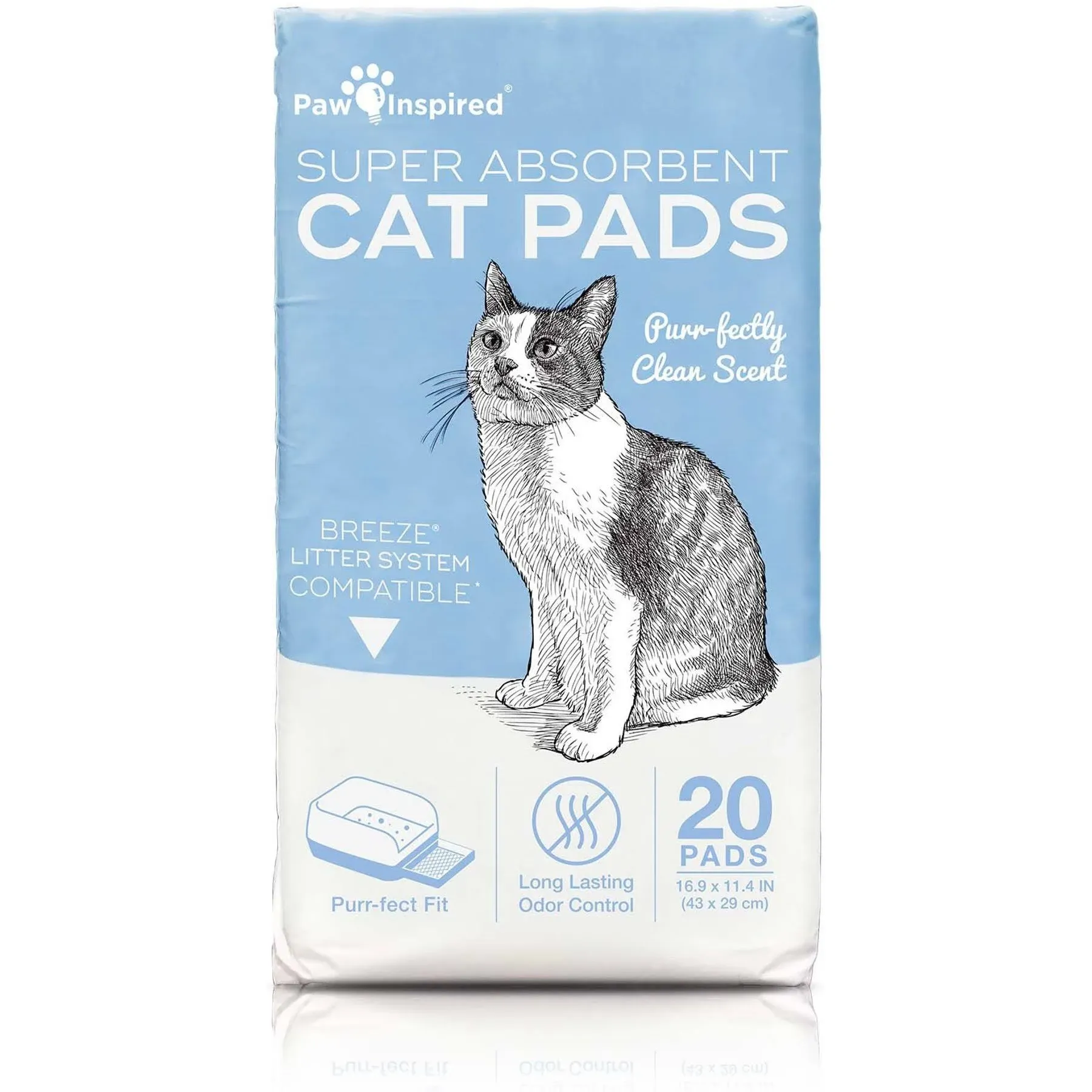 20ct Peritas Scented Cat Pads | Generic Refills for Tidy Cats Breeze Cat Litter ...