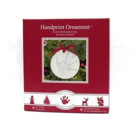 Child to Cherish Marshmallow Clay Handprint Ornament Kit