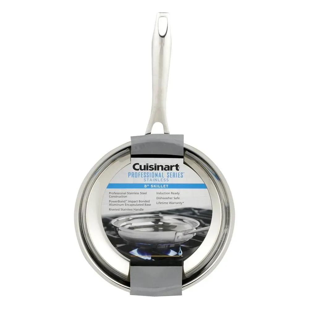 Cuisinart Professional Stainless Skillet, 8-Inch