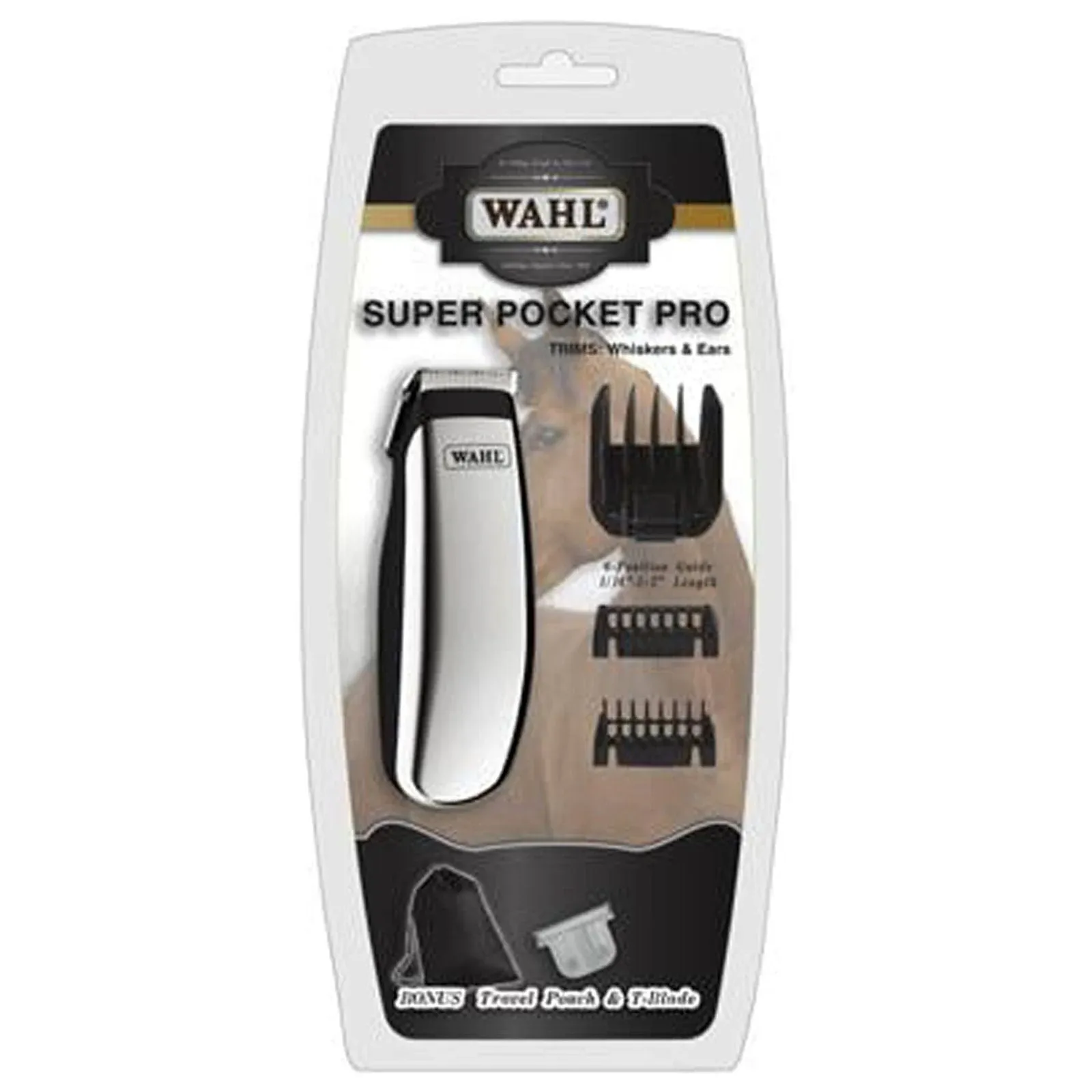 WAHL CLIPPER CORP 9961-2881 Pocket Pro Horse Trimmer Kit, Battery Operated