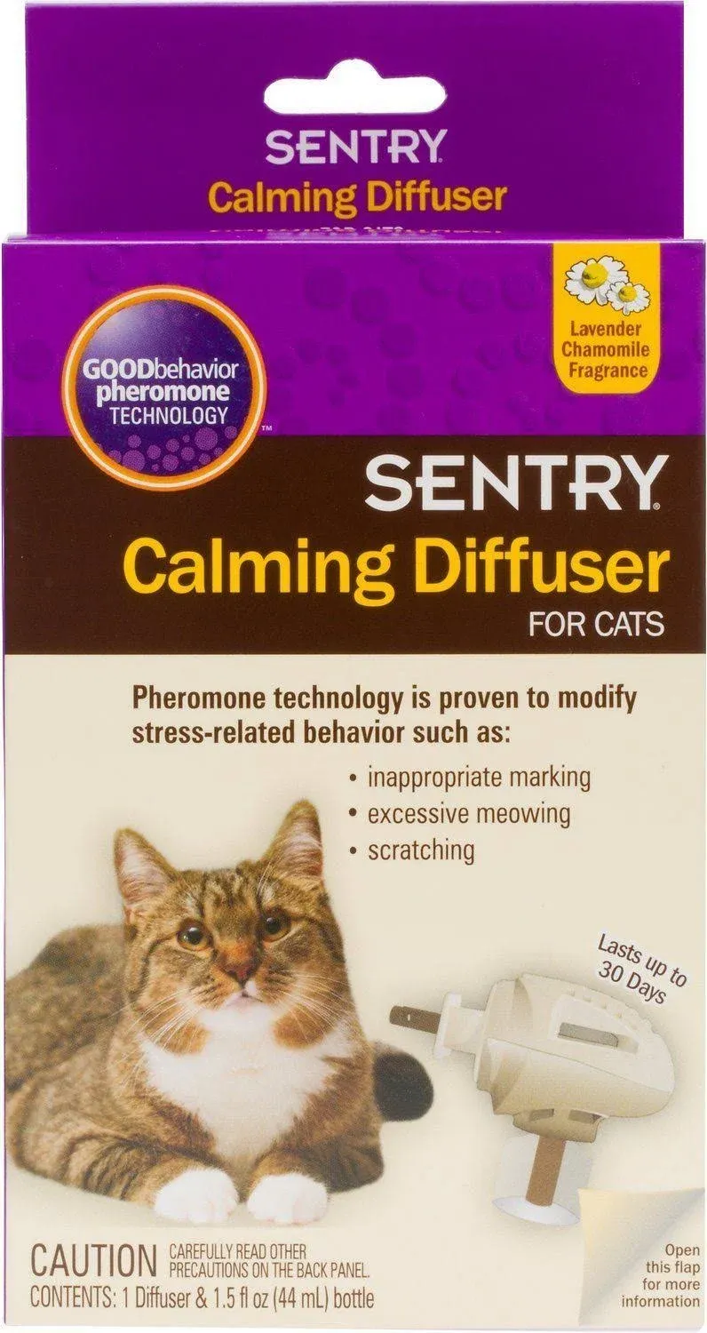 Sentry Calming Diffuser for Cats + 1.5-Ounce Lavender Chamomile New SHIPS FREE