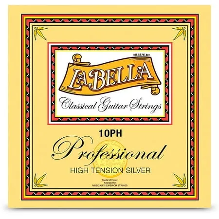 La Bella 10PH High Tension Silver Classical Strings