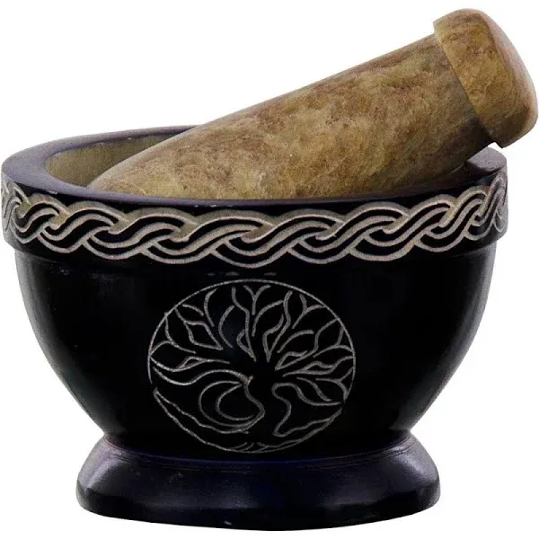 Blue - Tree of Life Mortar and Pestle