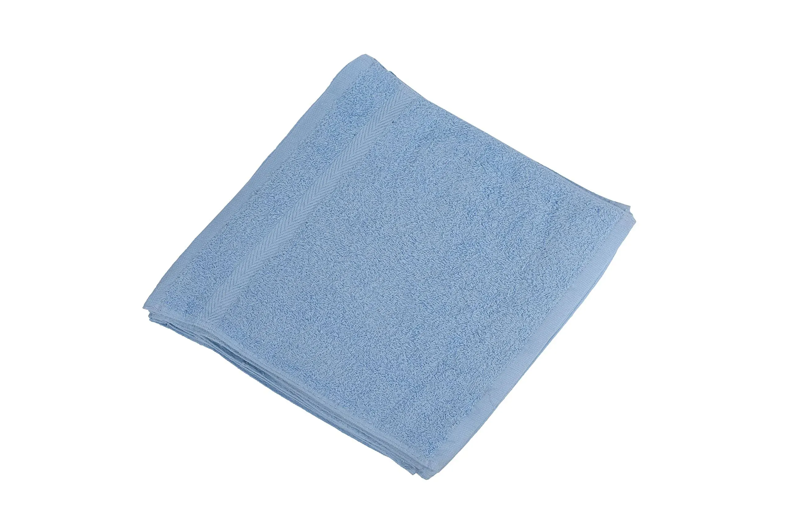 Linteum Textile (12-Pack, 12x12 in, Light Blue) Washcloths Face Towels, 100% Soft ...