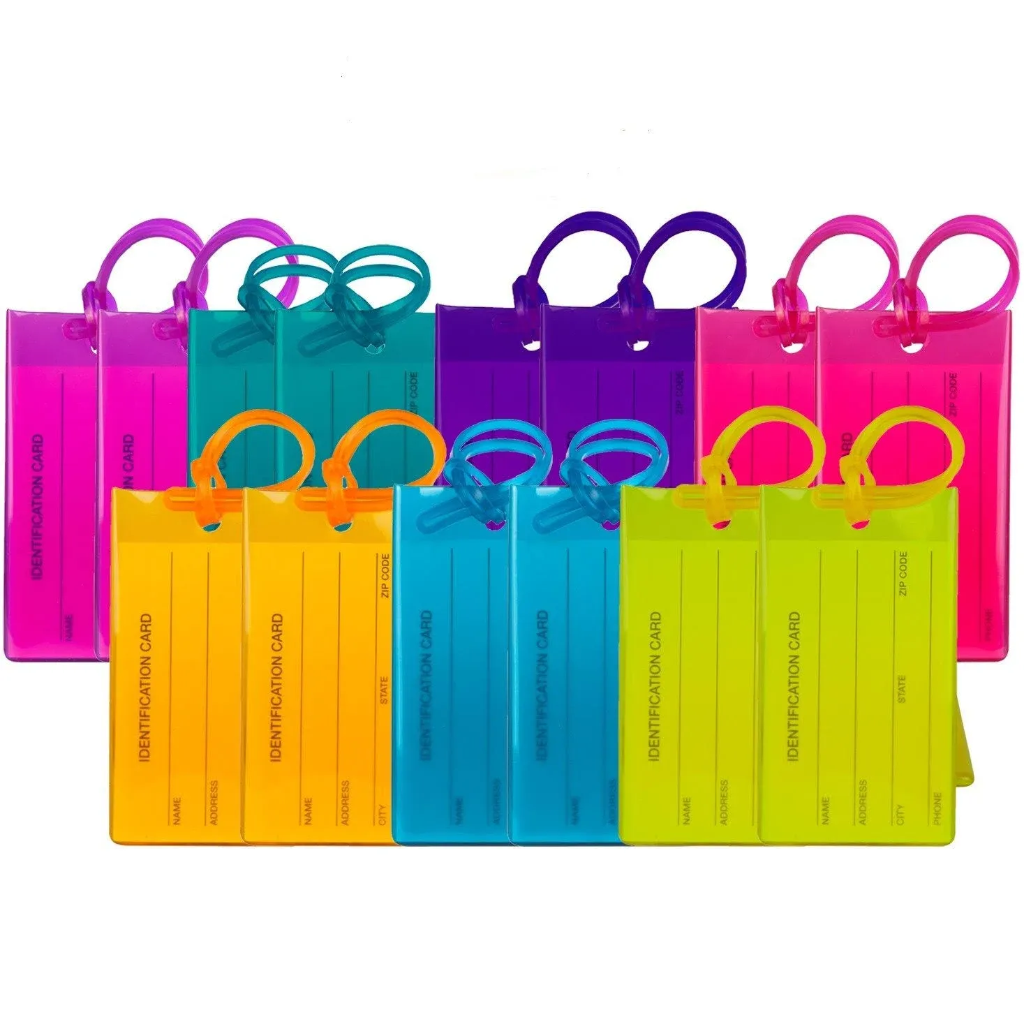 Travelmore Flexible Silicone Luggage Tags