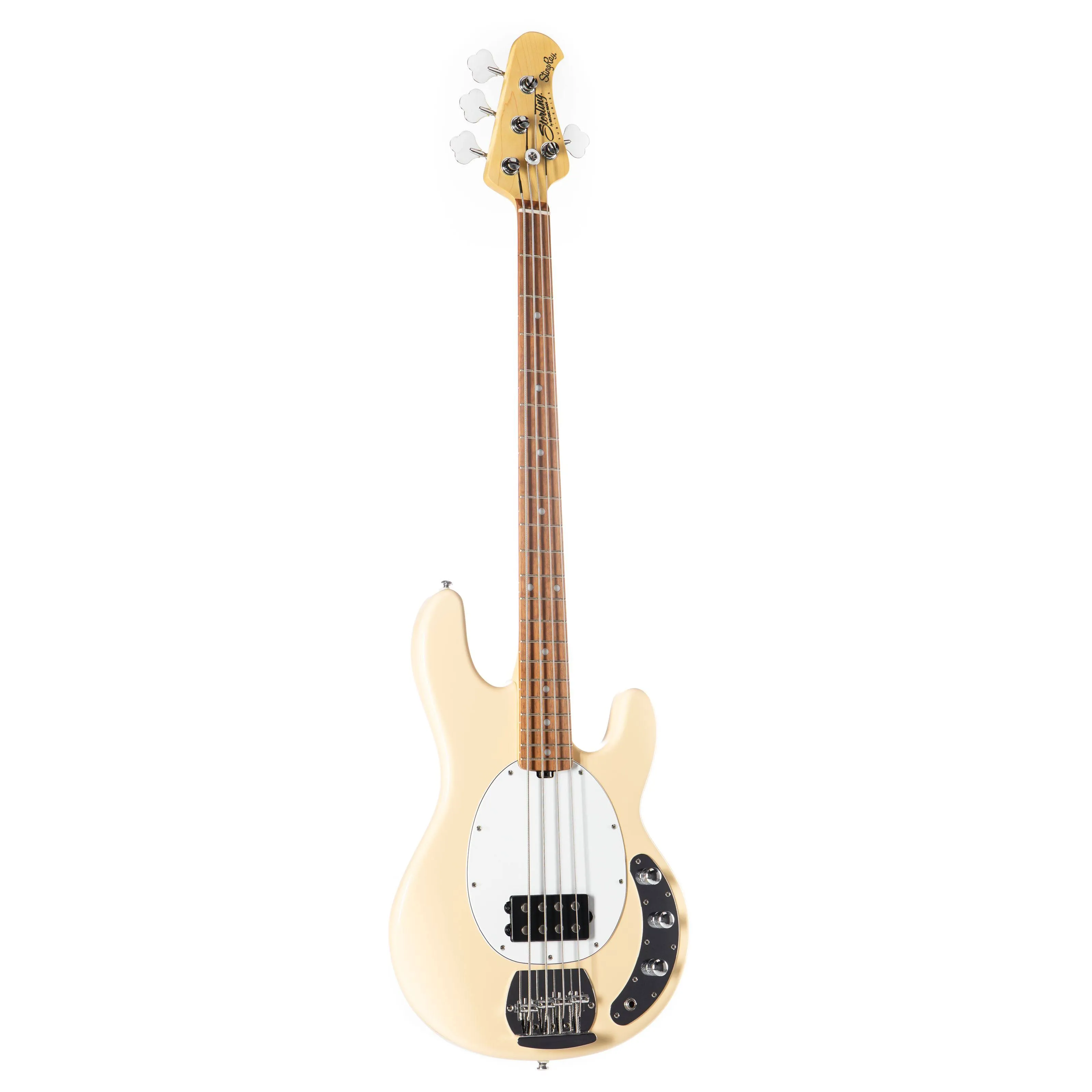 Sterling by Music Man Stingray Ray4 Bass Guitar (Vintage Cream)