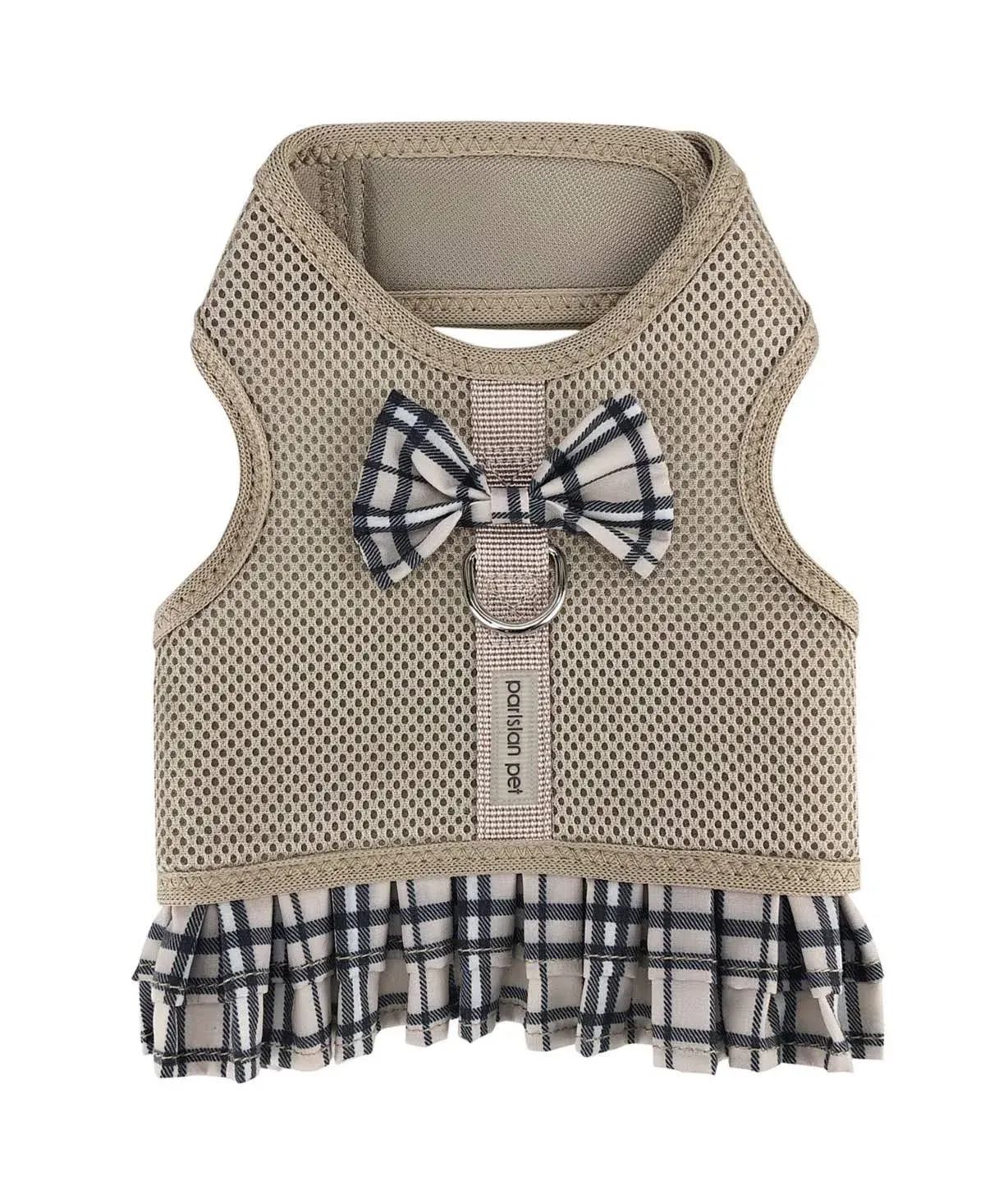 Parisian Pet Plaid Harness Dog Dress