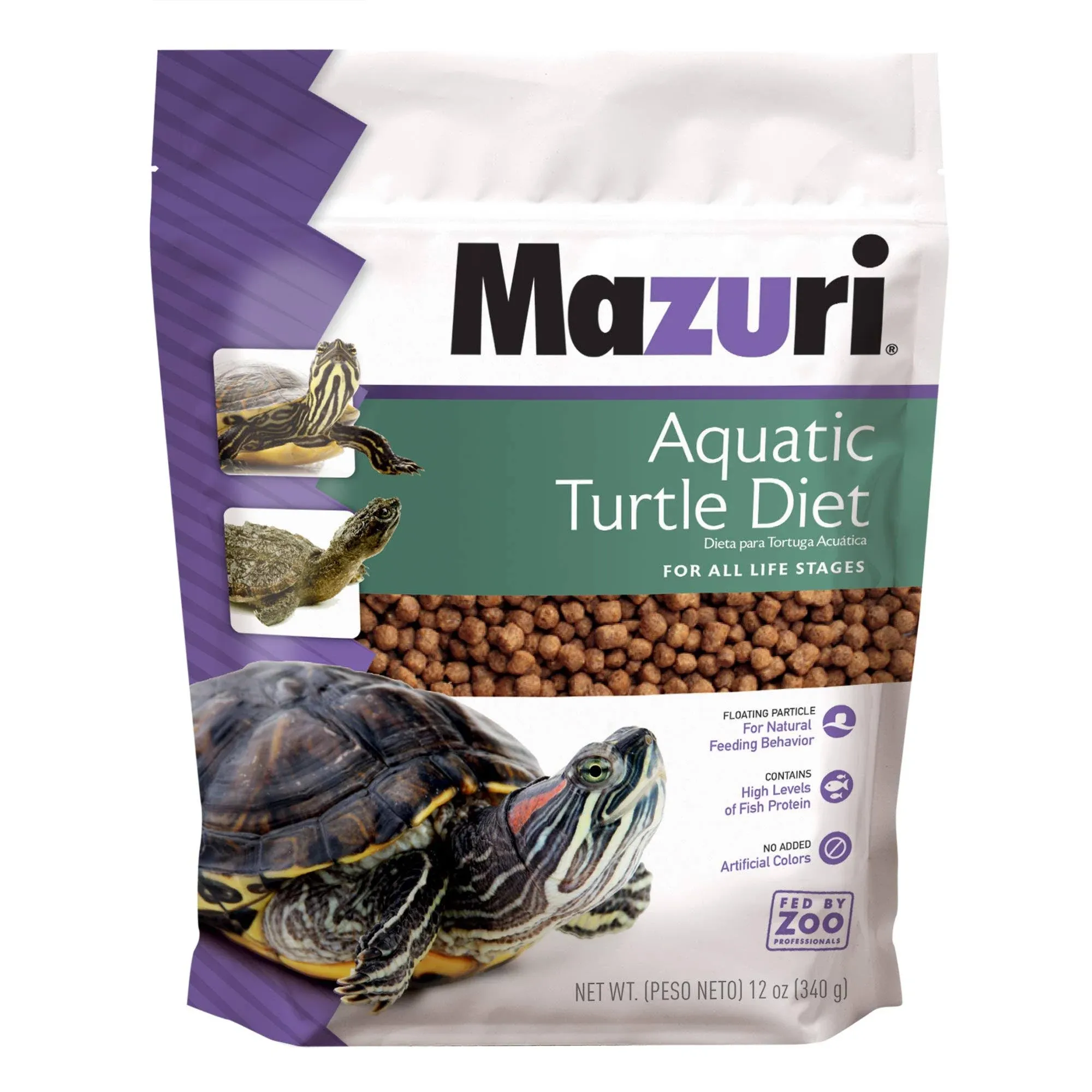 Mazuri Aquatic Turtle Diet - 12 oz