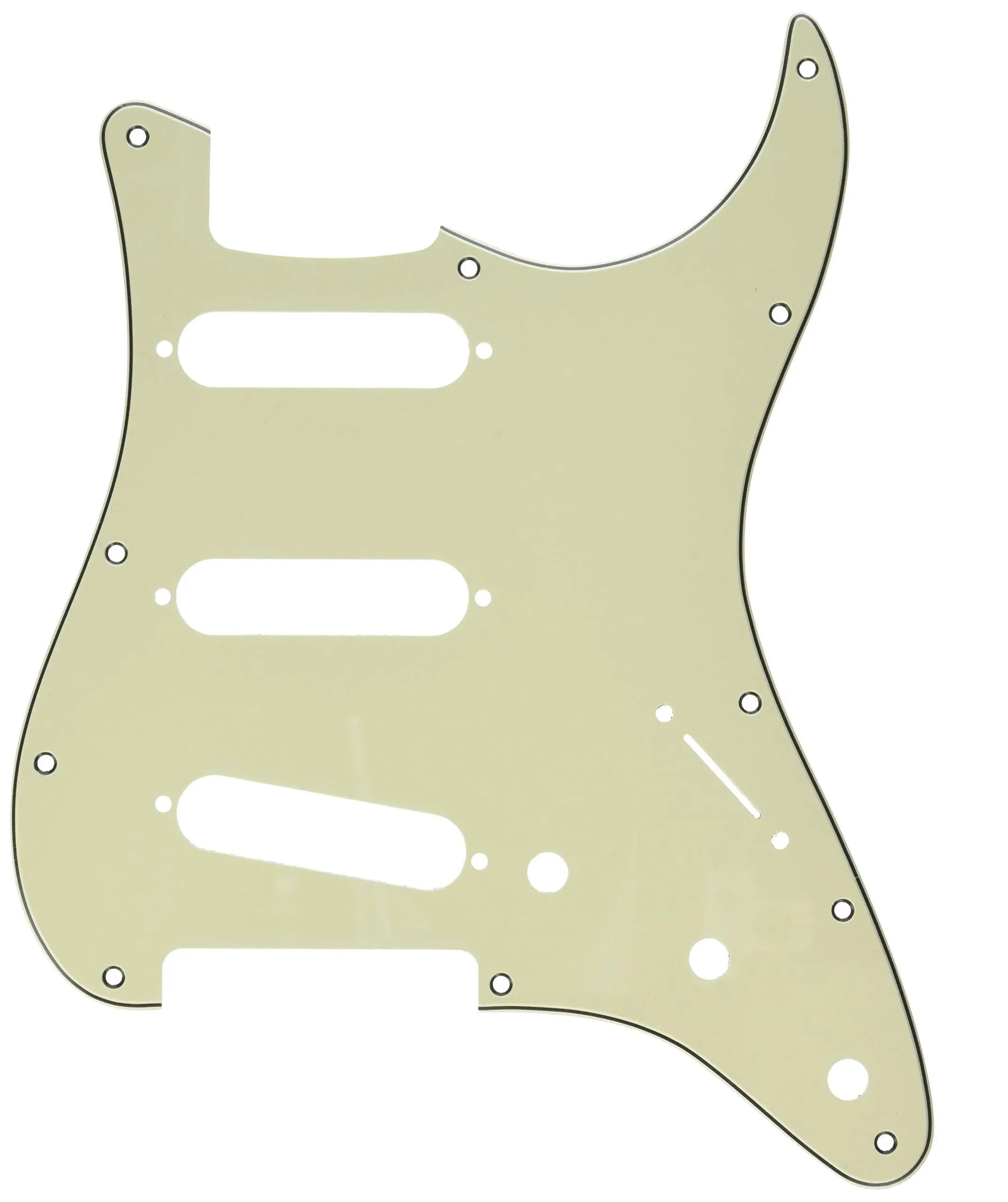 Fender Modern Pickguard Stratocaster 11-Hole - Black