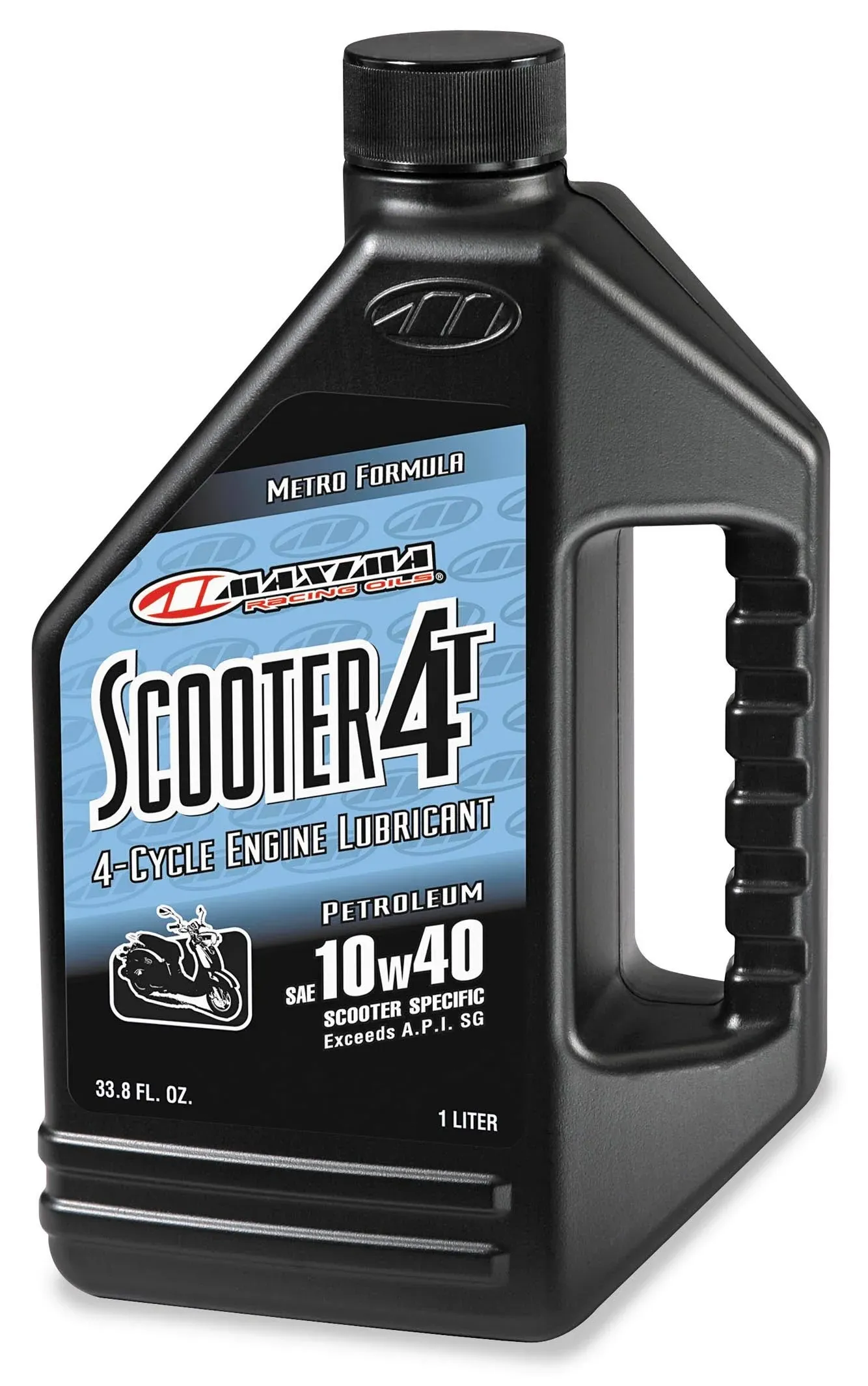 MAXIMA Scooter Mineral 4T Engine Oil  10W40-1 Liter 1 Quart  VESPA YAMAHA HONDA