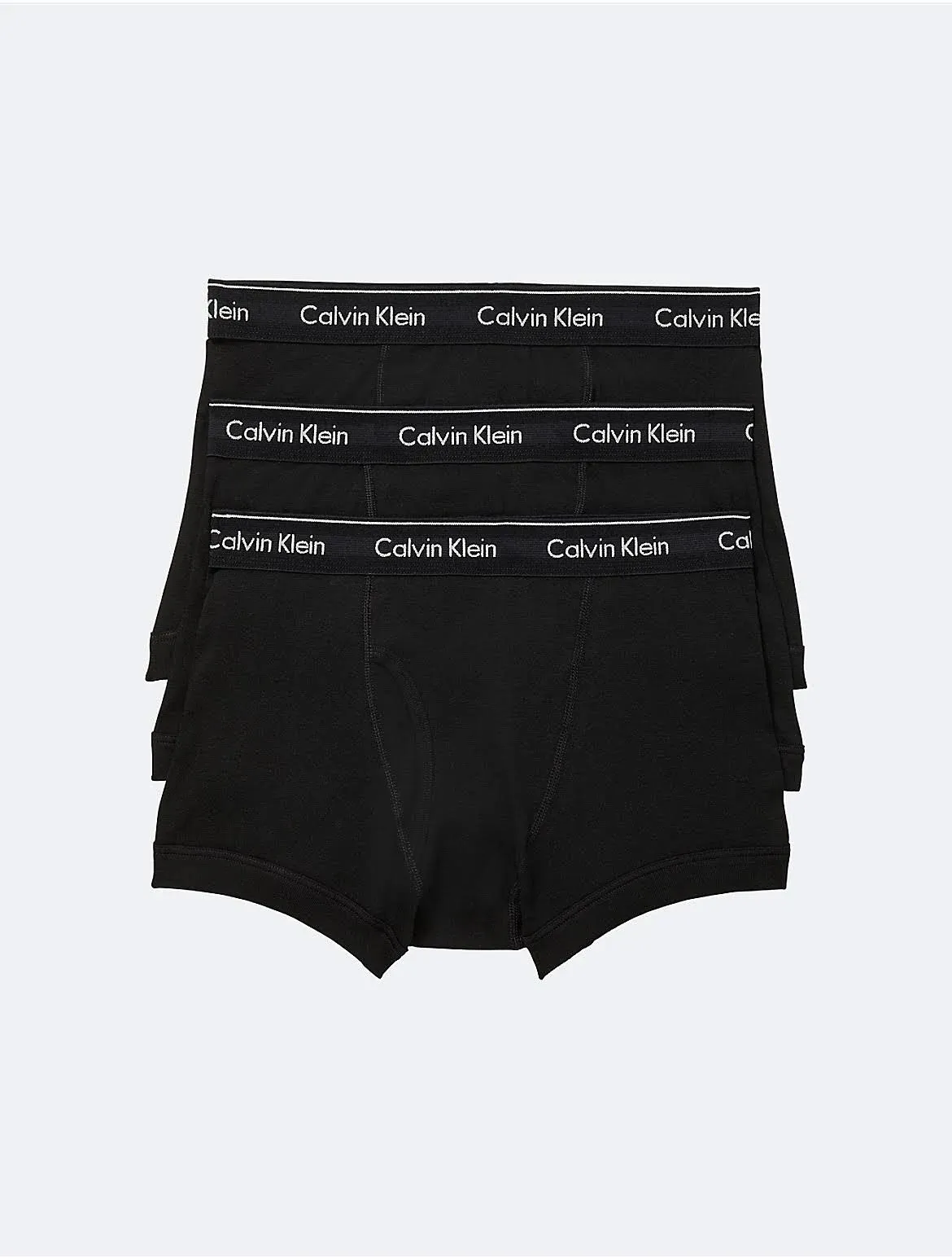 New Calvin Klein Cotton Classic Fit 3-Pack Trunks Men&#039;s Underwear