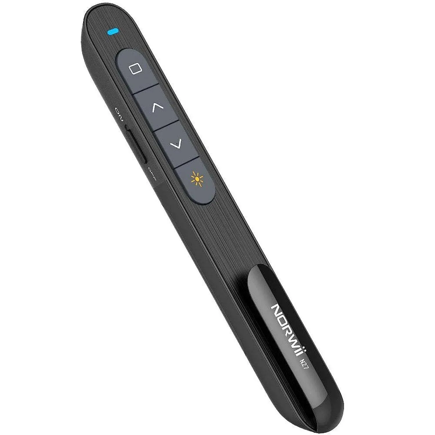 NORWII N27 Wireless Presenter with Laser Pointer Presentation Clicker, 330FT Lon