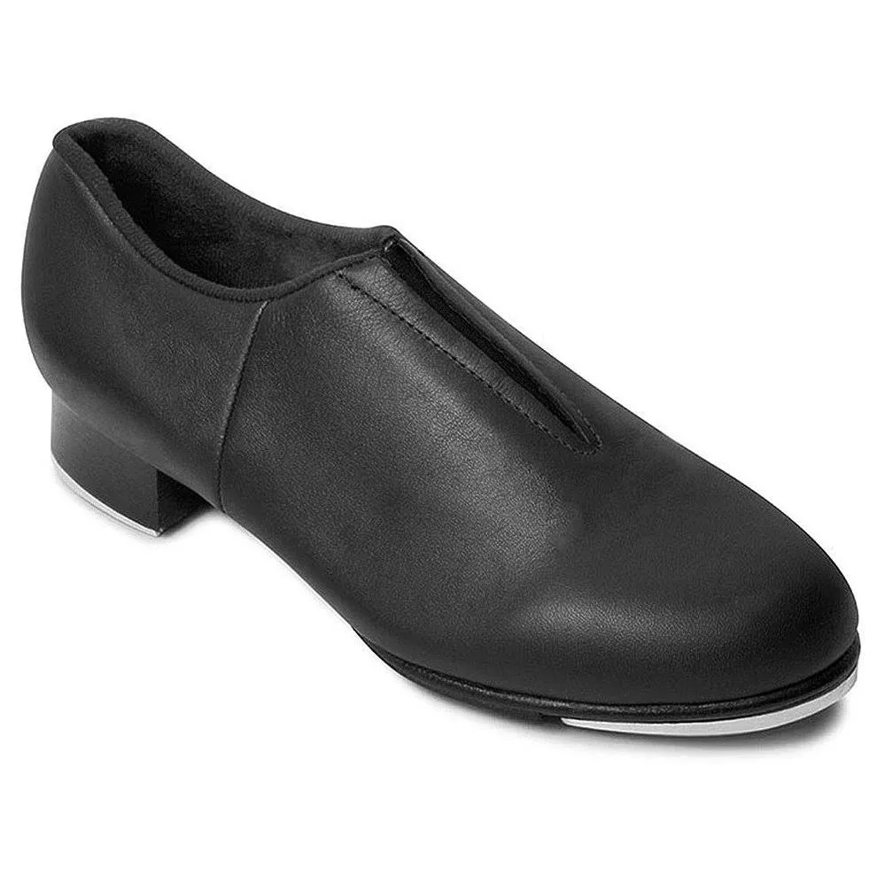 Bloch Tap Flex Slip-On Black Leather Tap Dance Shoes womens 7