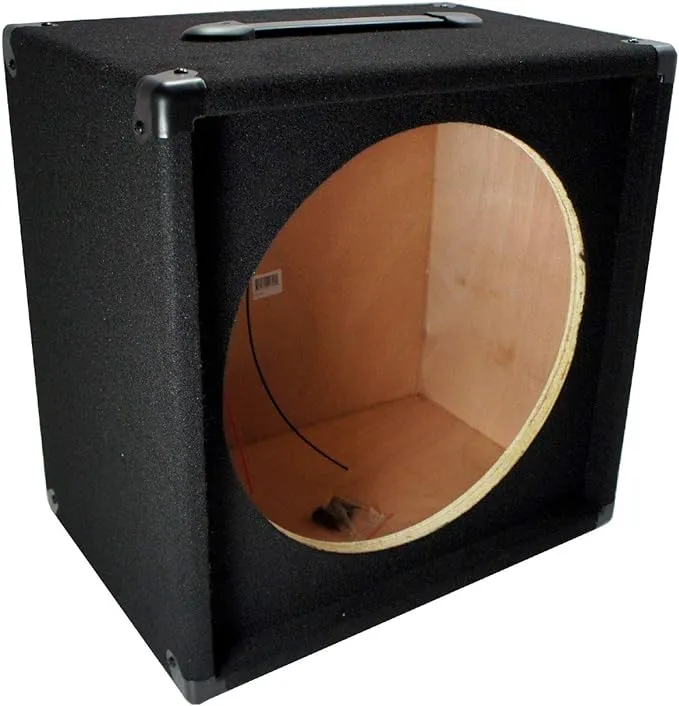 Electric Guitar 1X15 Empty 15" Speaker Carpet Cabinet Enclosure Box 1/4" Jack