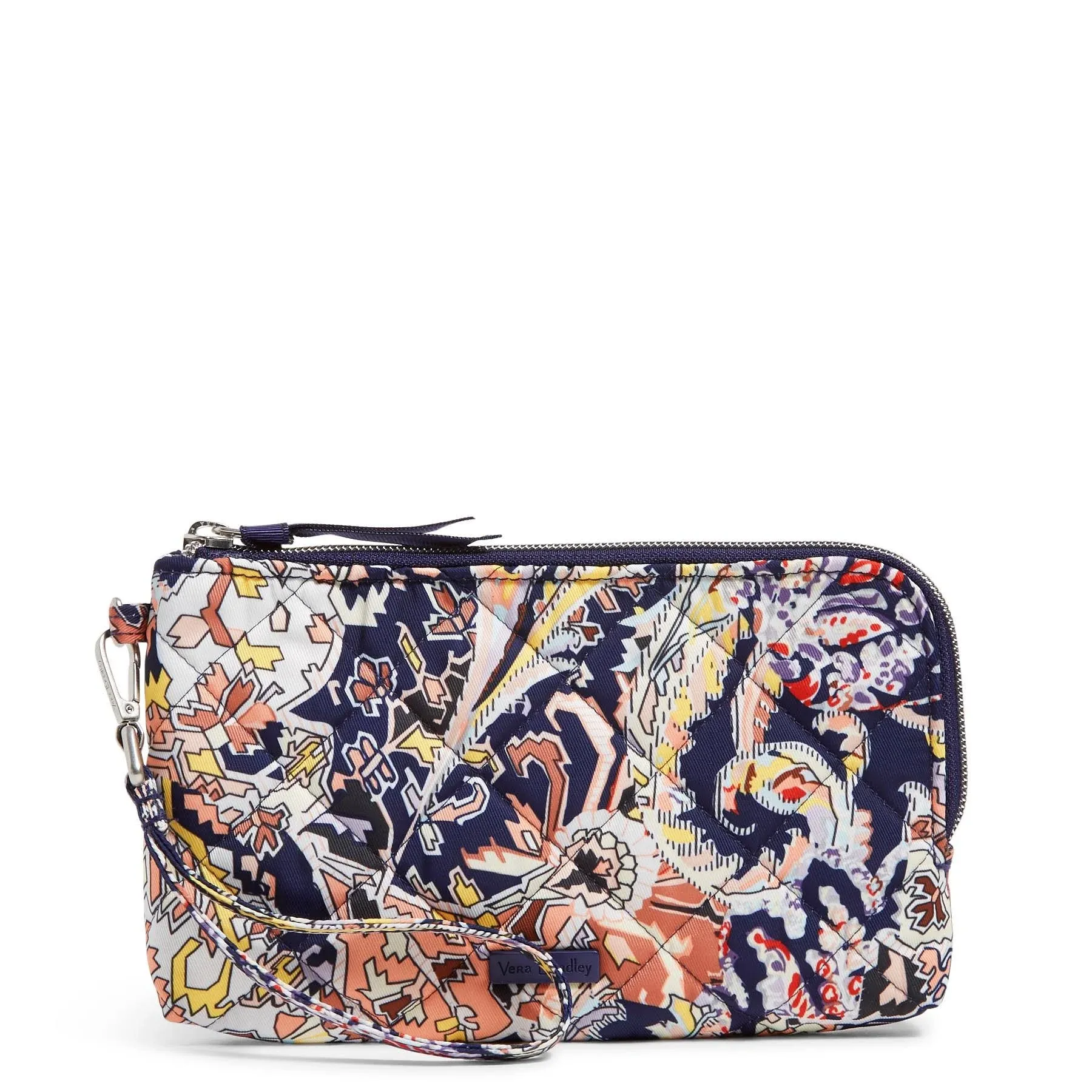 Vera Bradley Women's Performance Twill RFID Wristlet Tangier Paisley