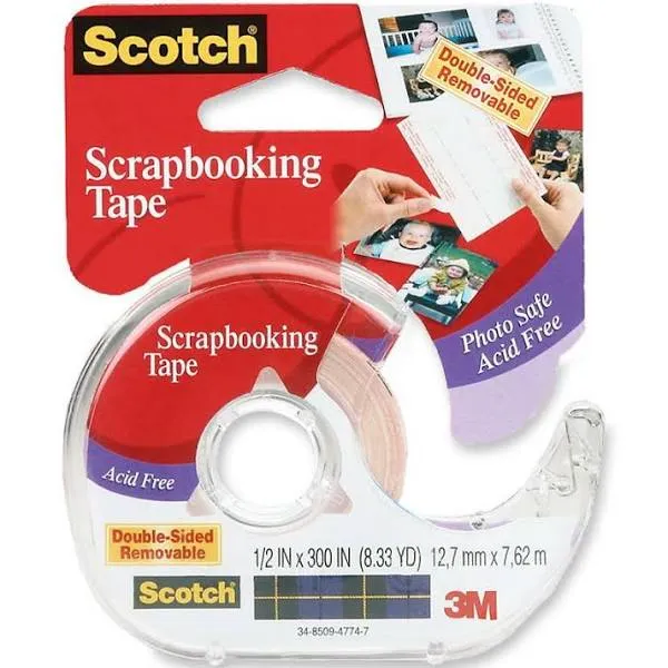 Scotch® Double Sided Removable Scrapbooking Tape