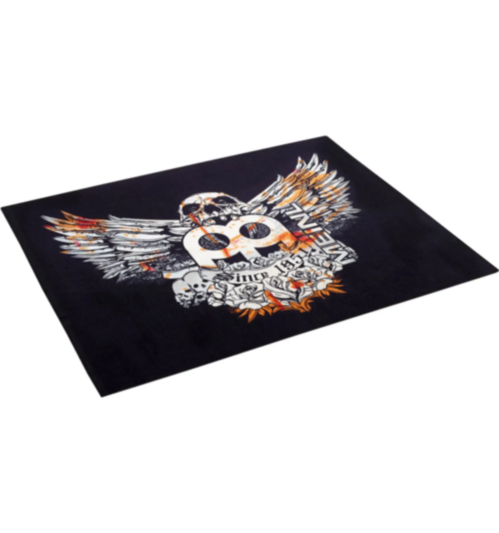 Drum Rug Mat (78" x 63"), Tightly Woven Durable Carpet Fabric for Spurs and Stands — RUBBER LINED — Designed in Germany