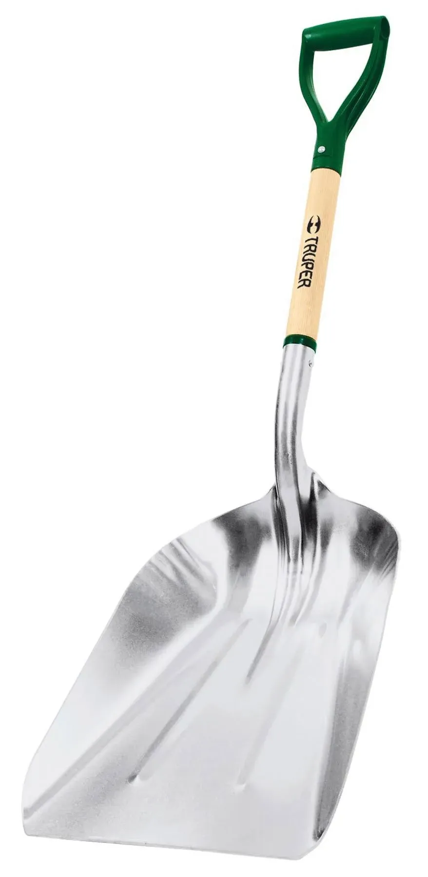 Truper Tools Aluminum/Wood Tru Tough Aluminum Scoop Shovel 27 inch