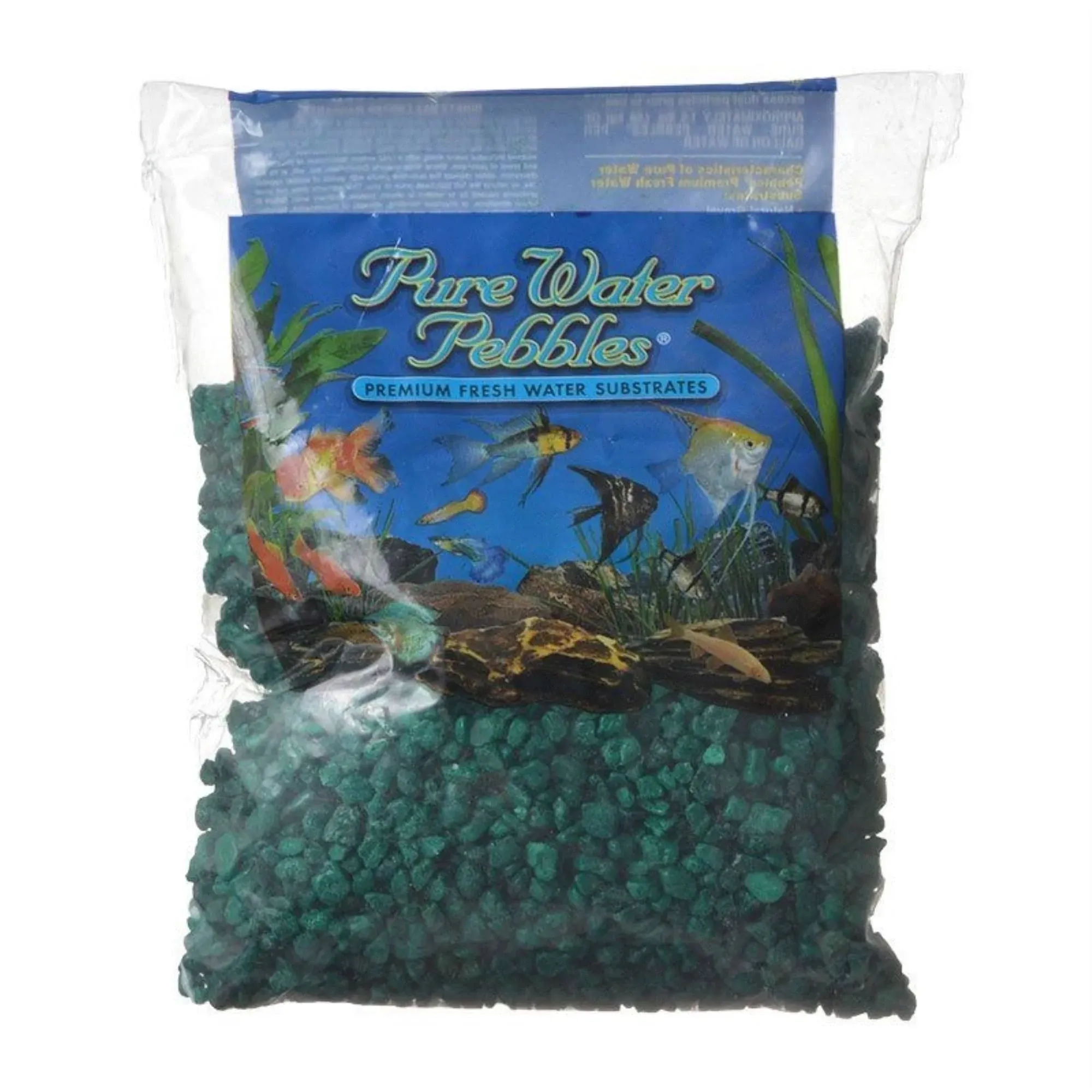 Pure Water Pebbles Freshwater Aquarium Gravel substrate Emerald Green