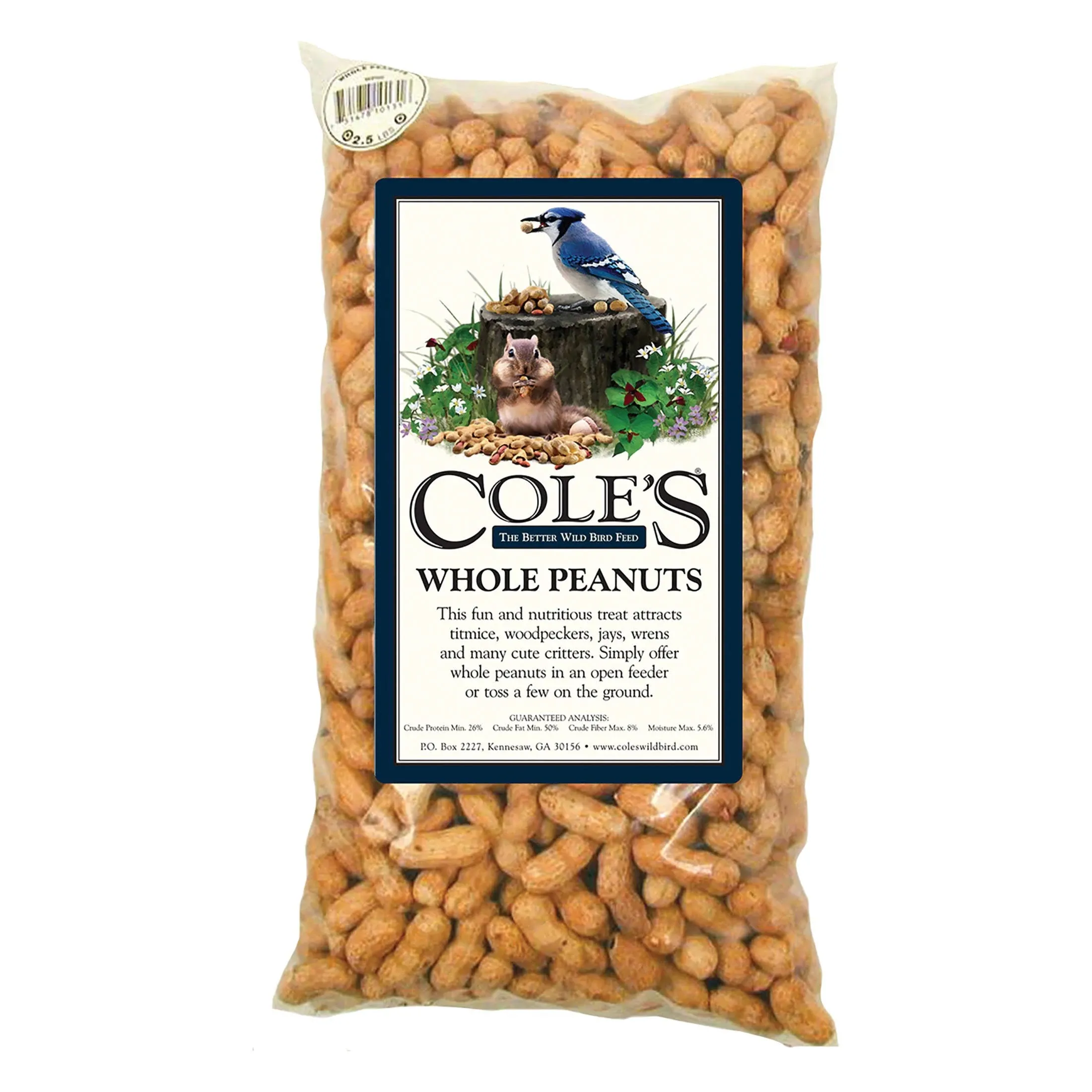 "Cole'S Straight Bird Seed, 2.5 Lb Bag"