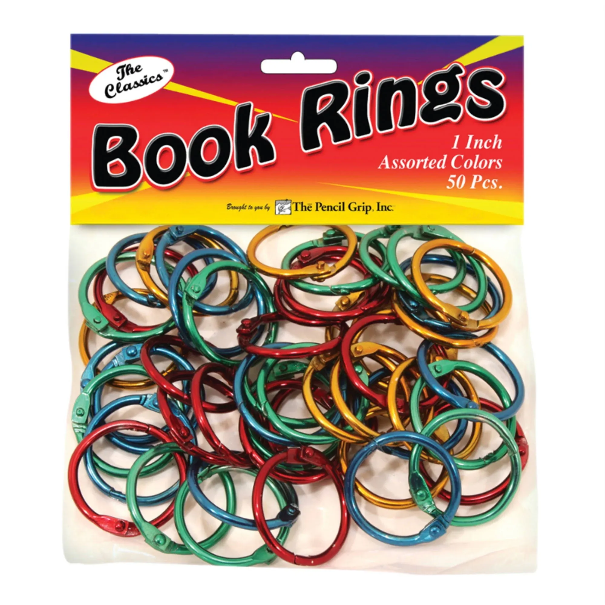 The Pencil Grip Book Rings Assorted