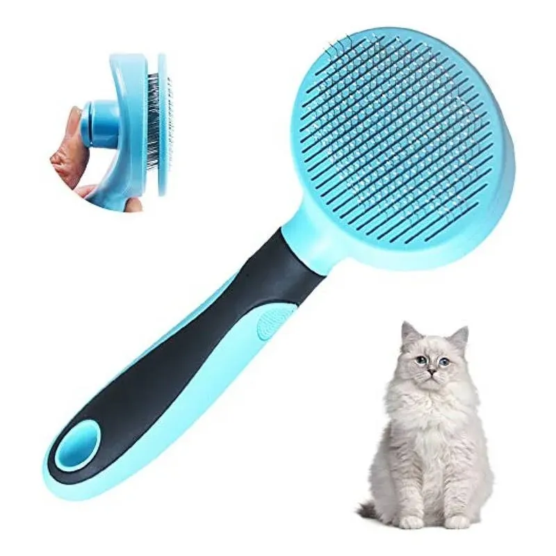 Cat Brush Soft Dog Grooming Tool Brush for Dogs and Cats Removes Loose Undercoat