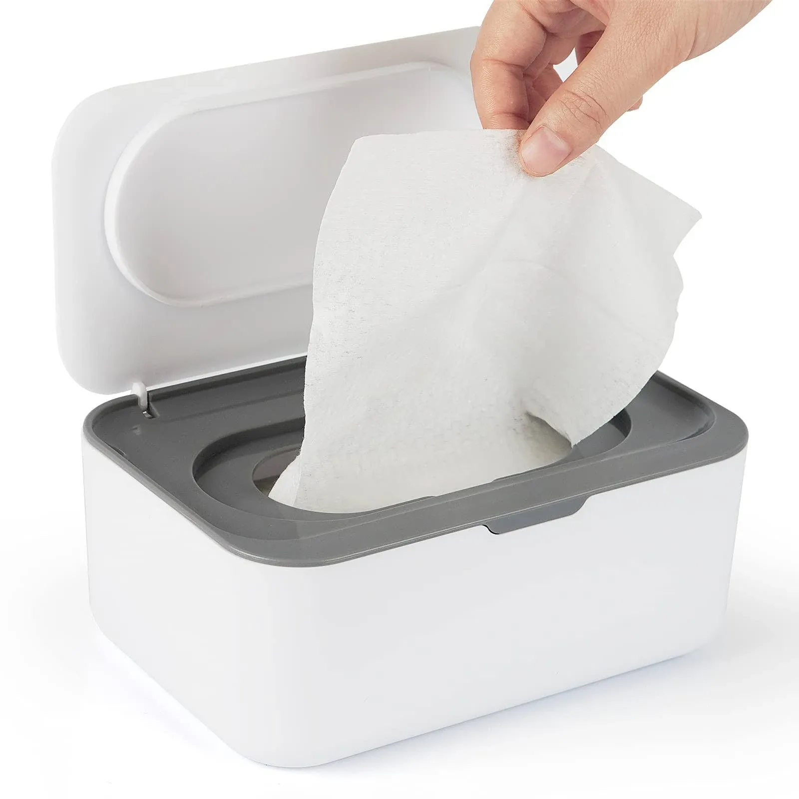 Flenpptly Baby Wipes Dispenser Wipes Case Baby Wipe Holder Keeps Wipes Fresh