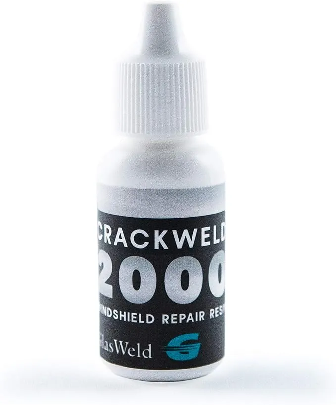 Glasweld CrackWeld 2000 Long Crack Windshield Repair Resin - Professional ...