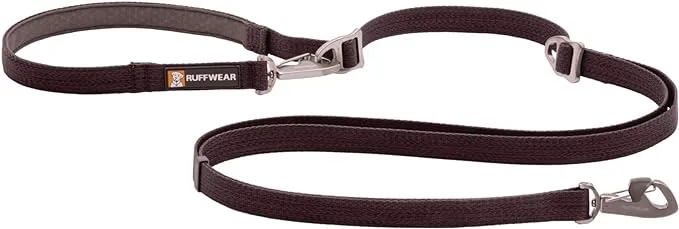 Ruffwear Switchbak Multi-Function Dog Leash - Granit Grey, 2.5-7ft