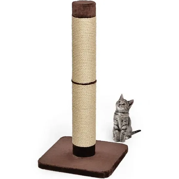 MidWest Homes for Pets Cat Scratching Post | Forte Huge Cat Scratching Post, Brown & Tan, Giant XXL Cat Post